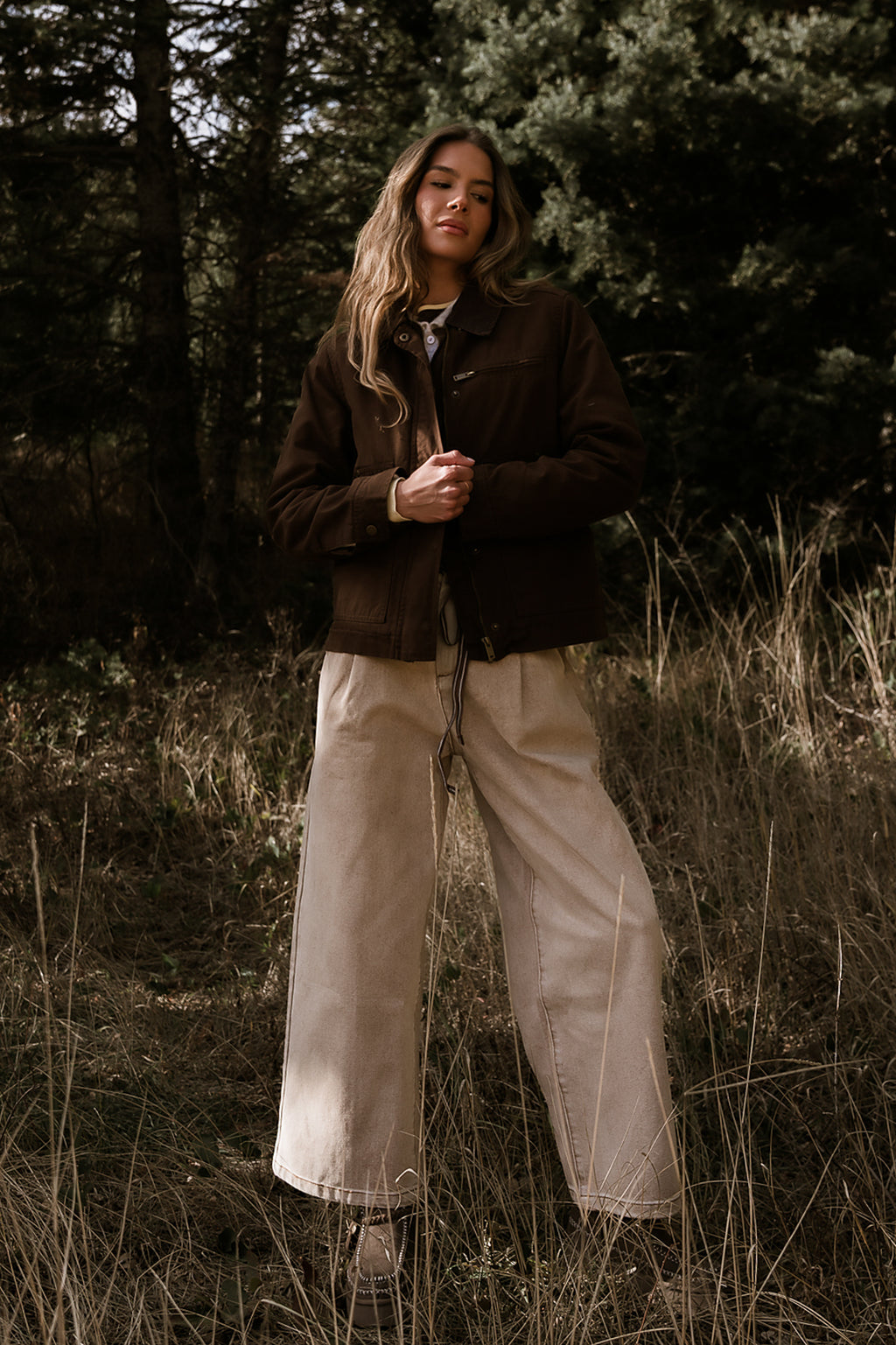 Ember Barn Jacket in Brown