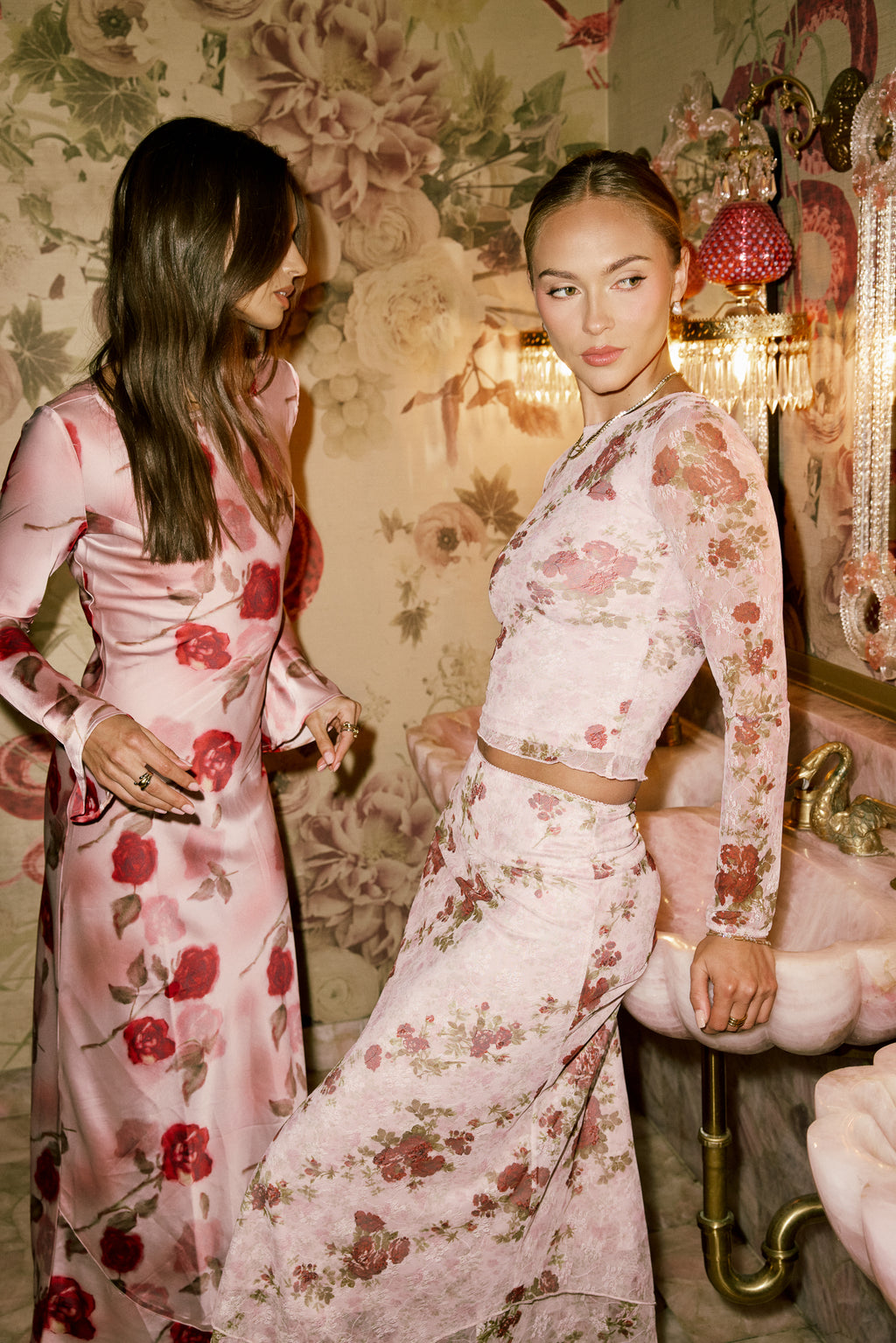 Melody Ultra Maxi Dress in Mauve