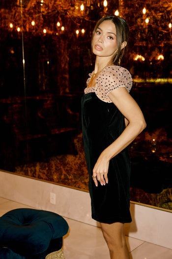 Darren Polka Dot Mini Dress