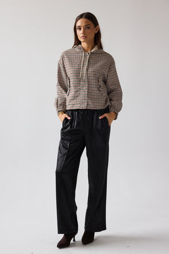 Ross Plaid Jacket in Rust