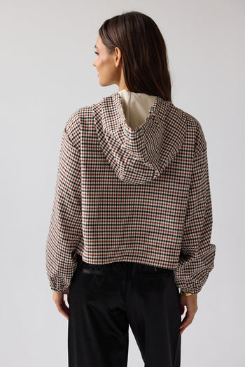 Ross Plaid Jacket in Rust