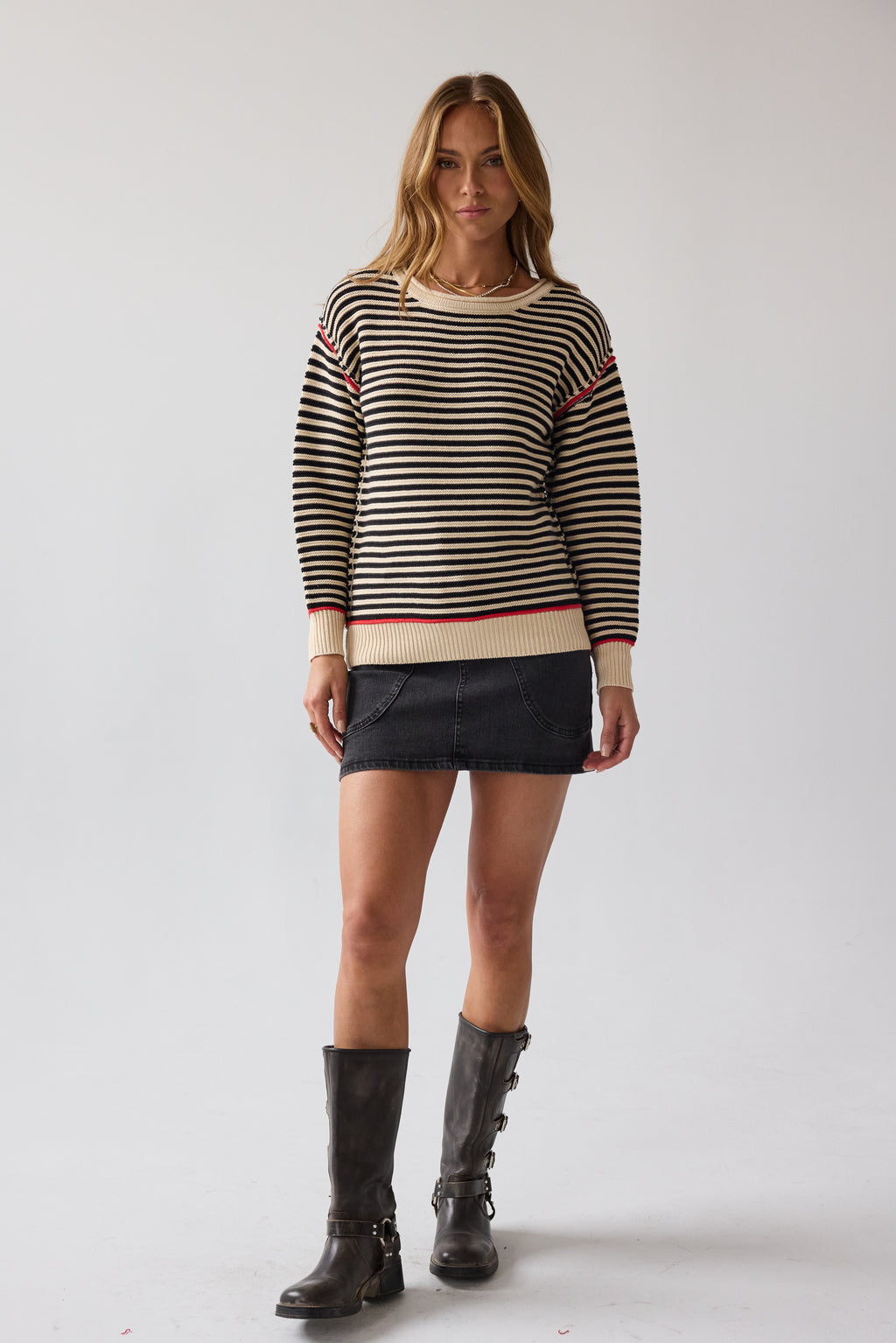 Bethany Striped Sweater