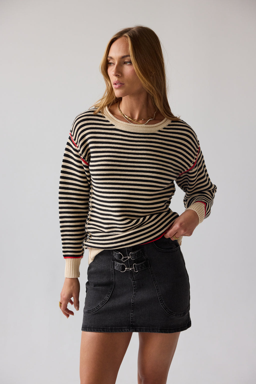 Bethany Striped Sweater