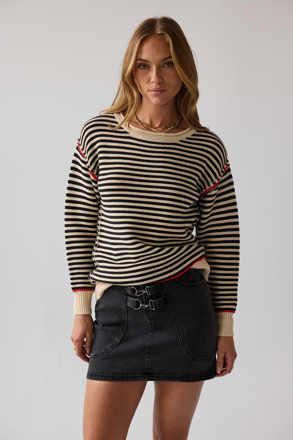 Bethany Striped Sweater