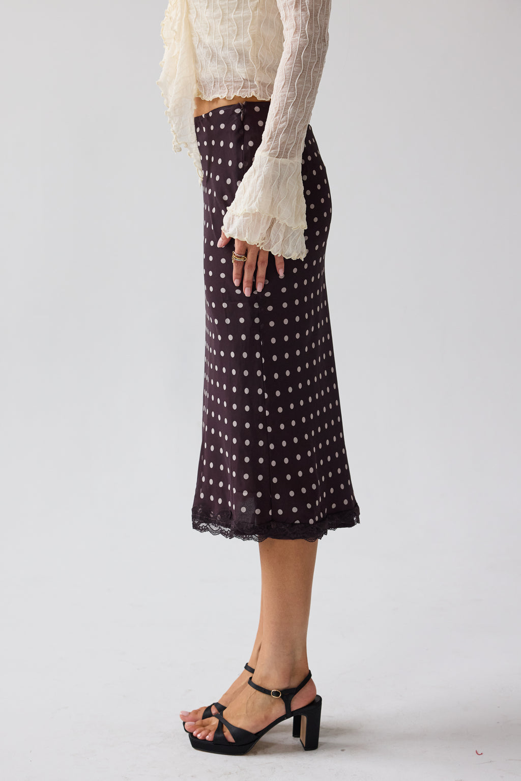 Croft Polka Dot Midi Skirt - FINAL SALE