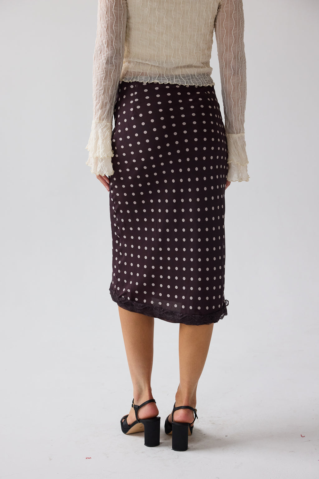 Croft Polka Dot Midi Skirt - FINAL SALE