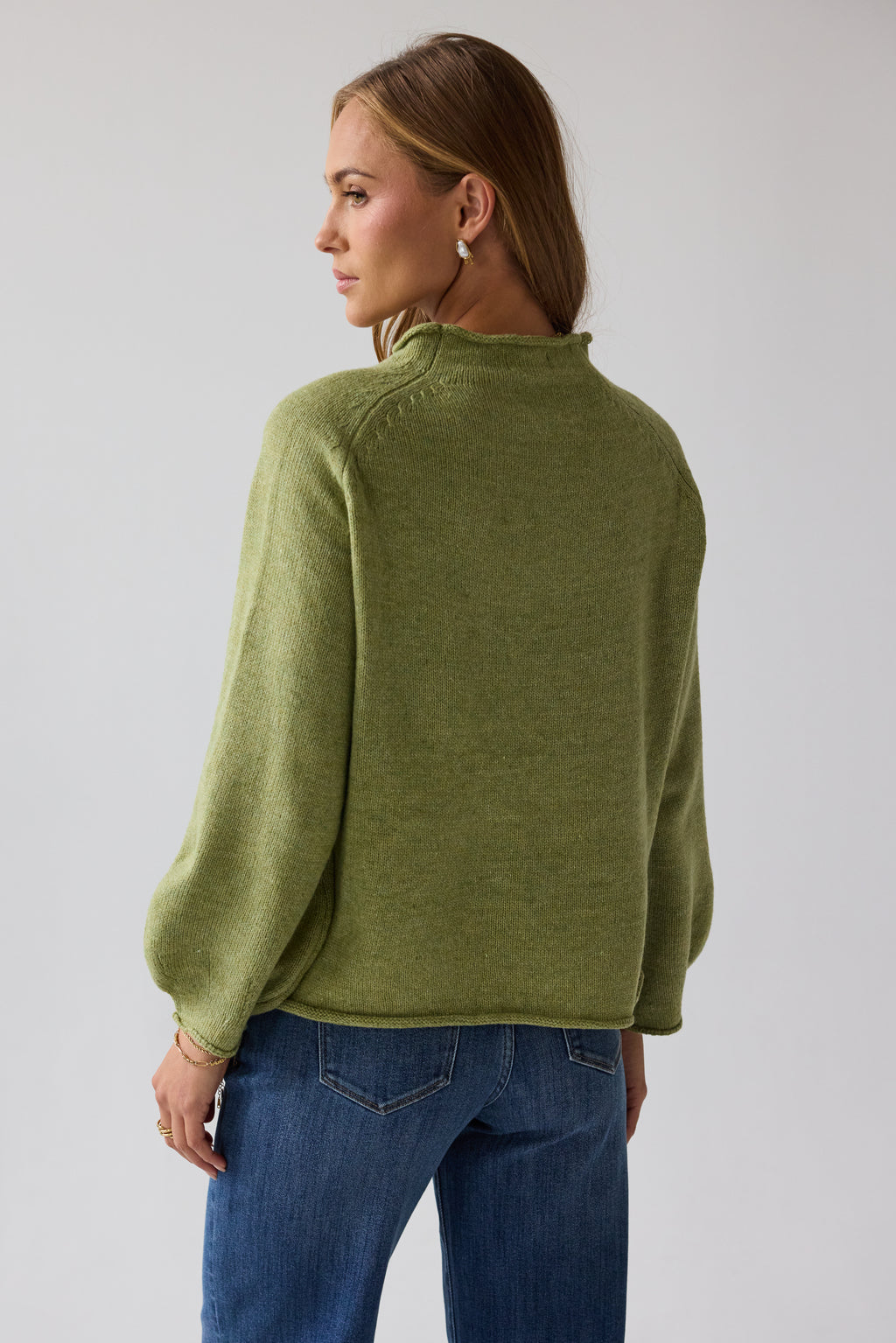 Brady Knit Sweater in Green