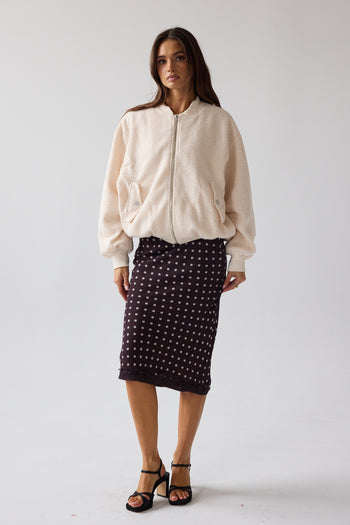 Lucie Sherpa Bomber Jacket