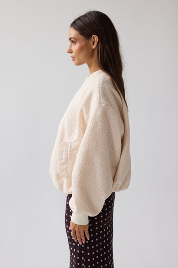 Lucie Sherpa Bomber Jacket