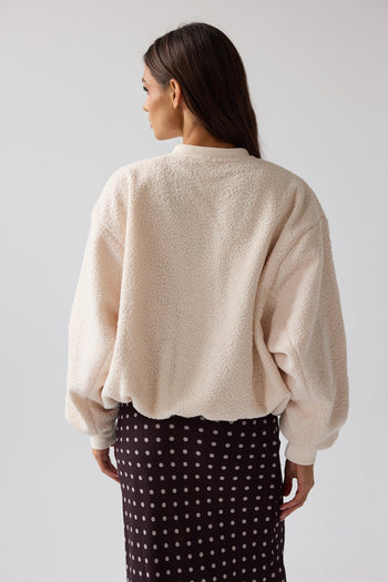 Lucie Sherpa Bomber Jacket