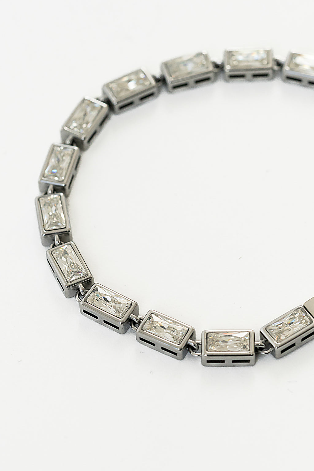Torri Rhinestone Bracelet in Silver