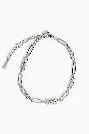 Casey Chain Bracelet in Silver