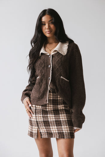 Brody Contrast Cardigan - FINAL SALE
