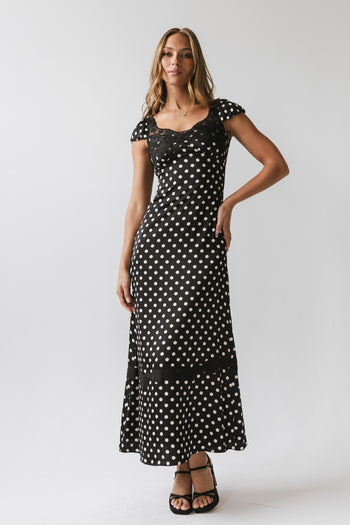 Marianna Polka Dot Maxi Dress