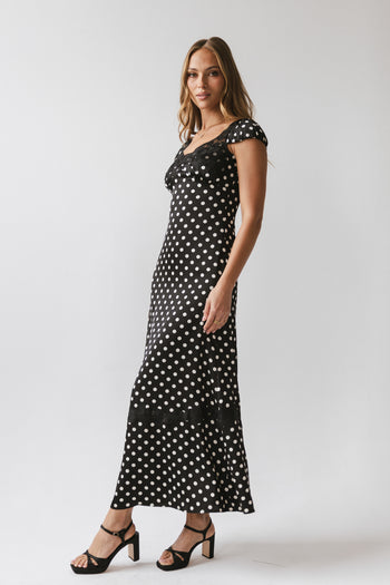 Marianna Polka Dot Maxi Dress