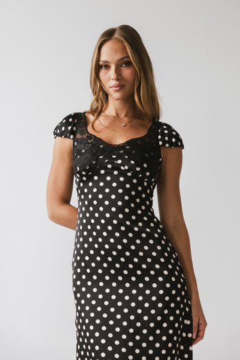 Marianna Polka Dot Maxi Dress