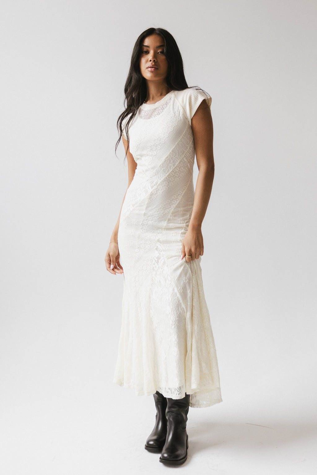 Kameron Lace Maxi Dress in Cream Kameron Lace Maxi Dress in Cream