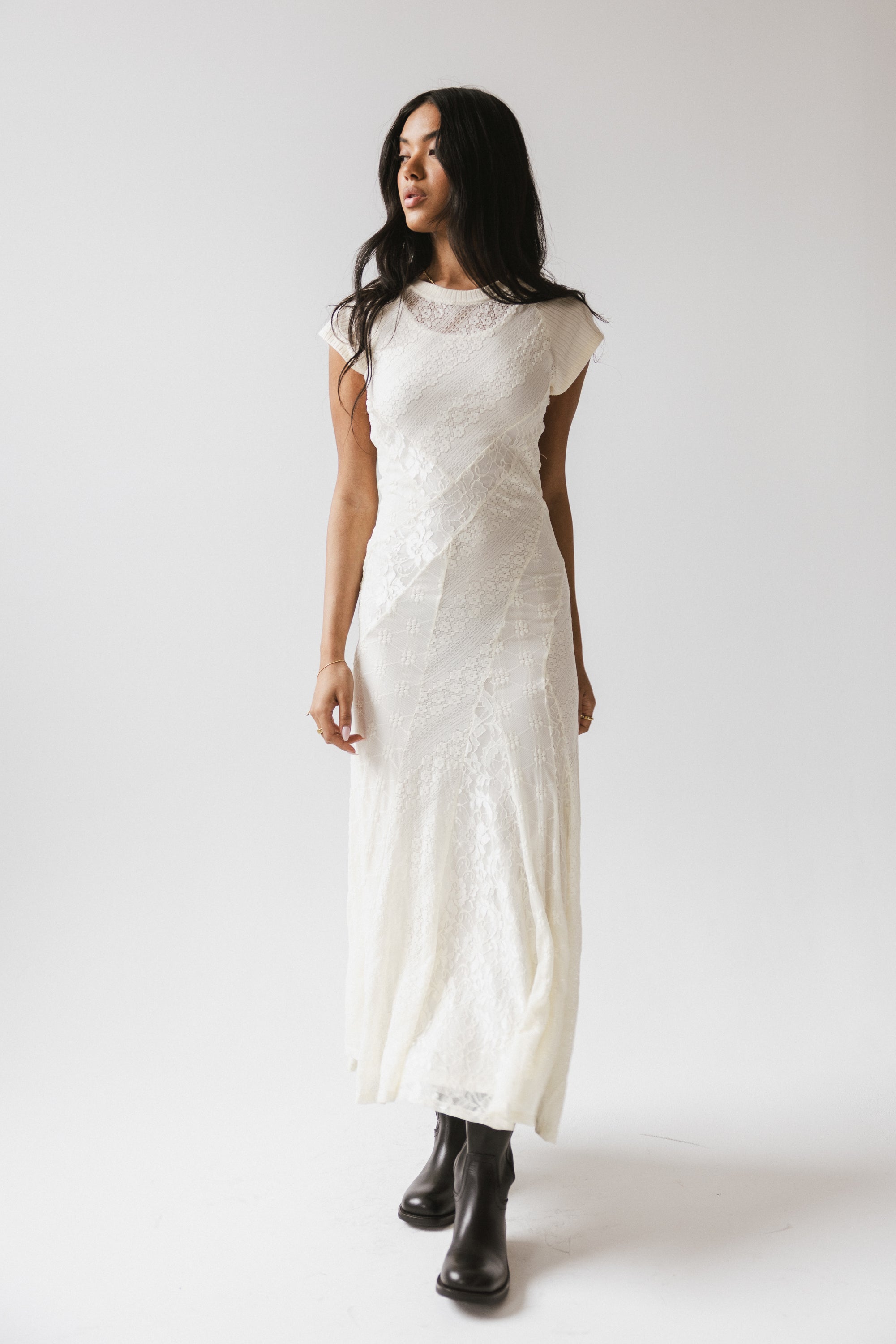 Kameron Lace Maxi Dress in Cream Kameron Lace Maxi Dress in Cream
