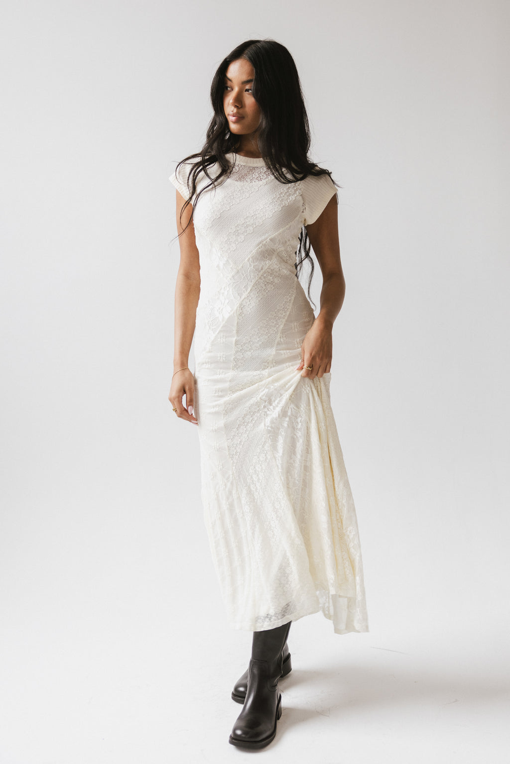 Kameron Lace Maxi Dress in Cream Kameron Lace Maxi Dress in Cream