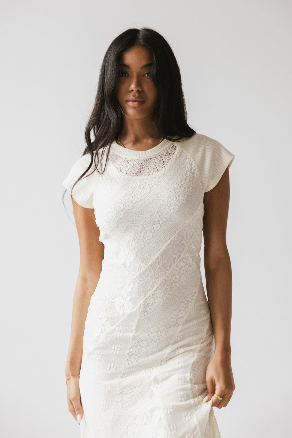 Kameron Lace Maxi Dress in Cream Kameron Lace Maxi Dress in Cream
