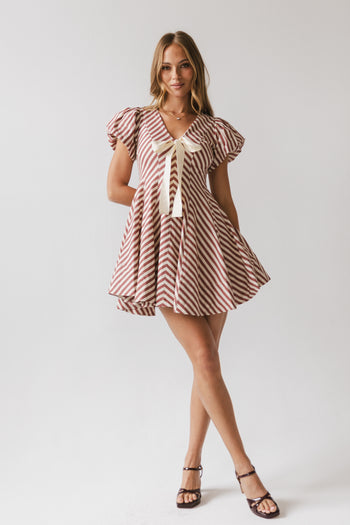 Kai Striped Mini Dress