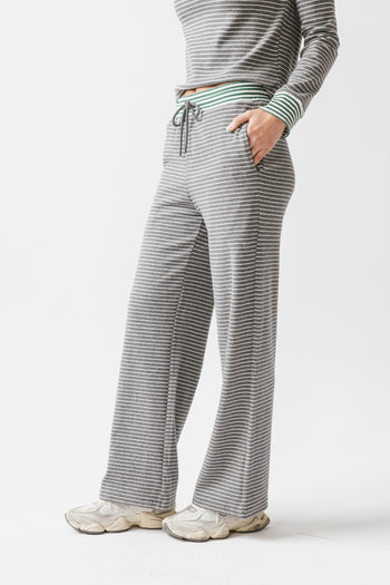 April Striped Pants in Grey - FINAL SALE