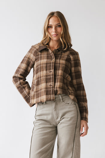 Tina Plaid Jacket