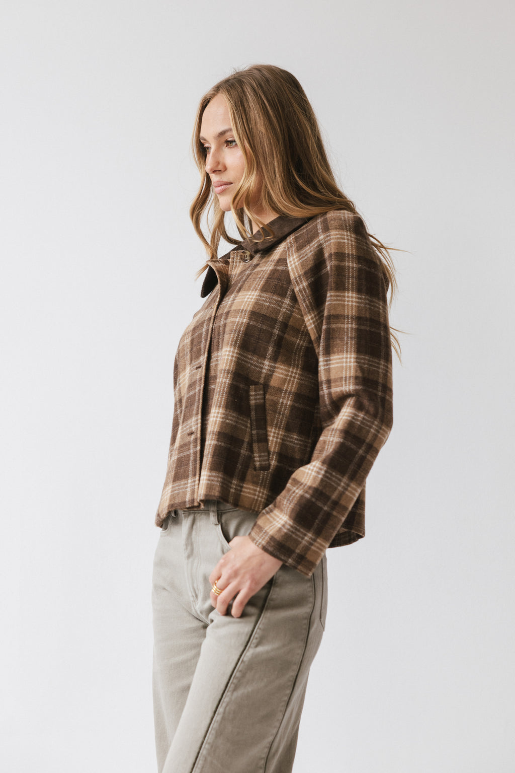 Tina Plaid Jacket