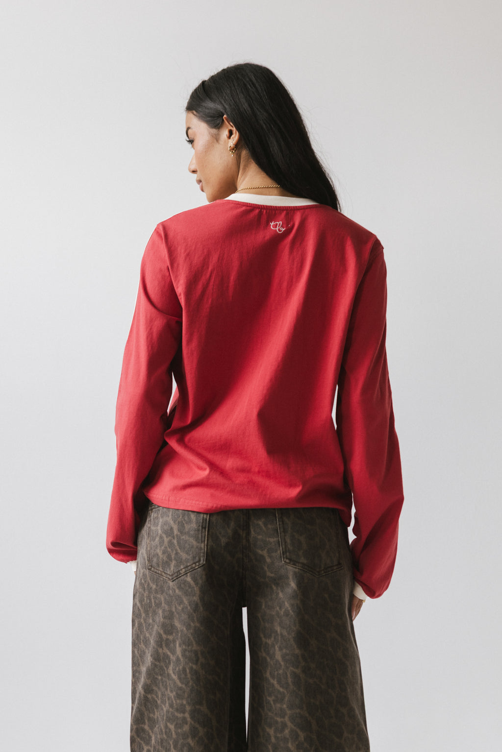 Romy Striped top in Red - FINAL SALE