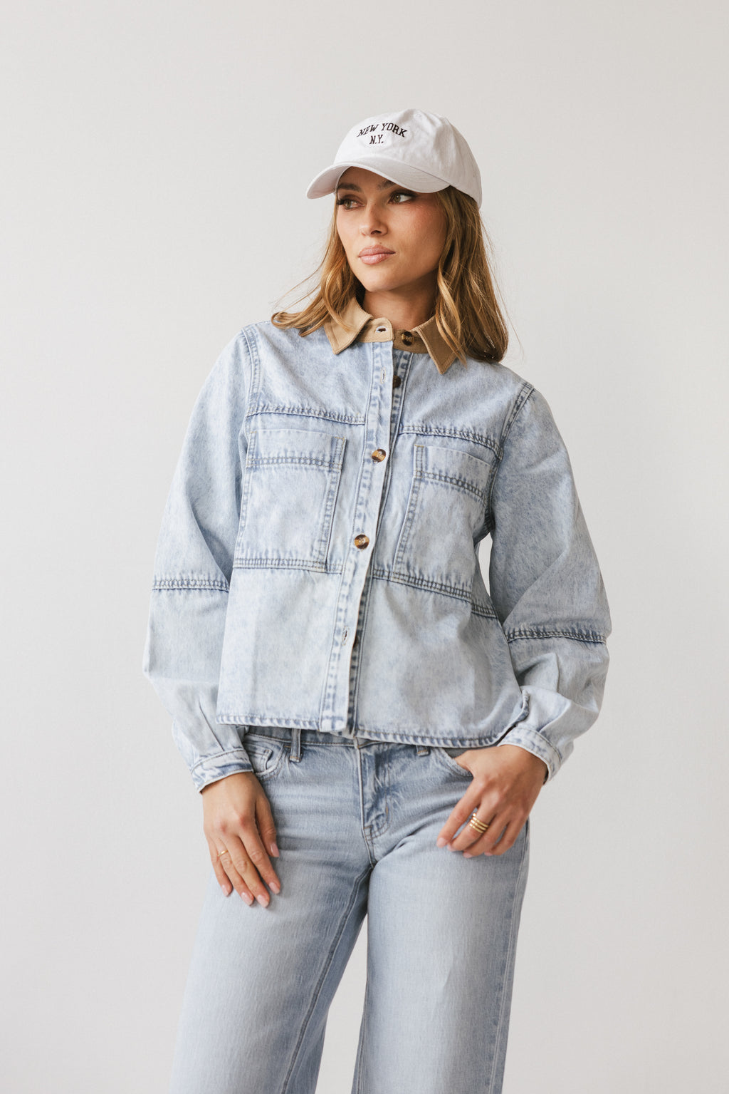 Andy Contrast Denim Jacket