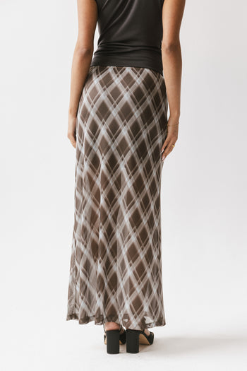 Cecily Plaid Midi Skirt - FINAL SALE