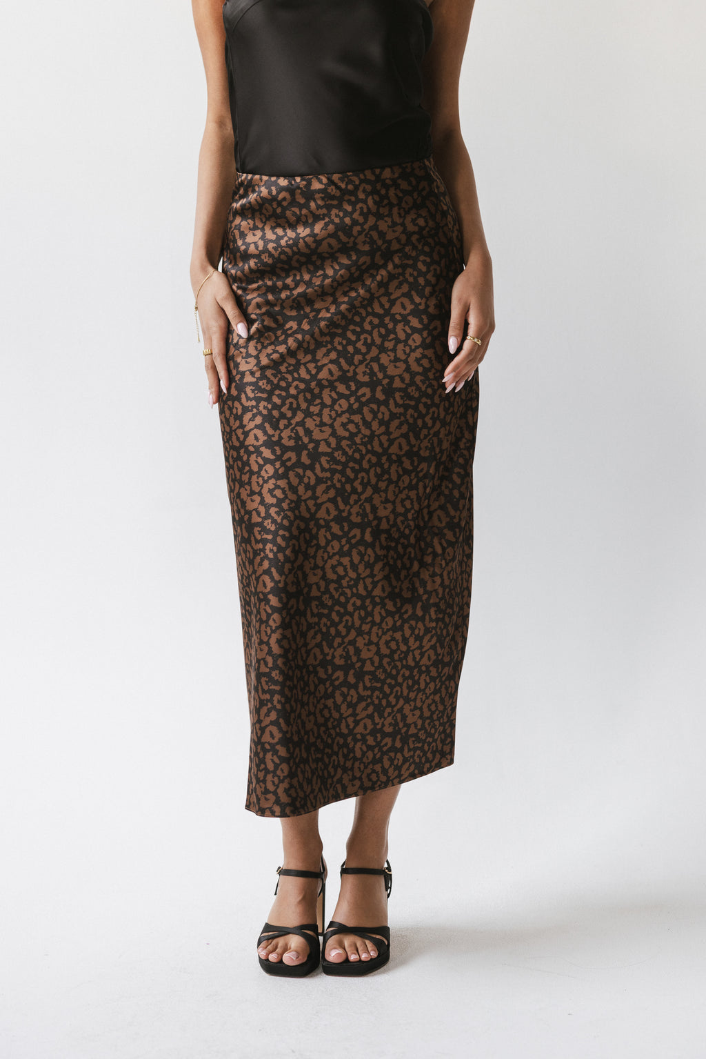 Camille Leopard Maxi Skirt