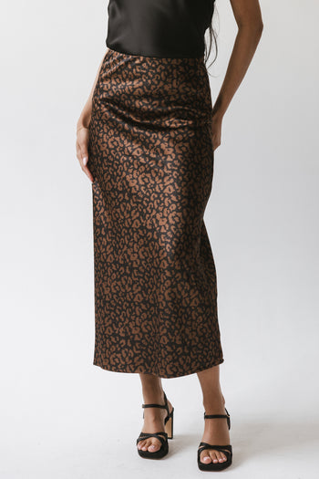 Camille Leopard Maxi Skirt