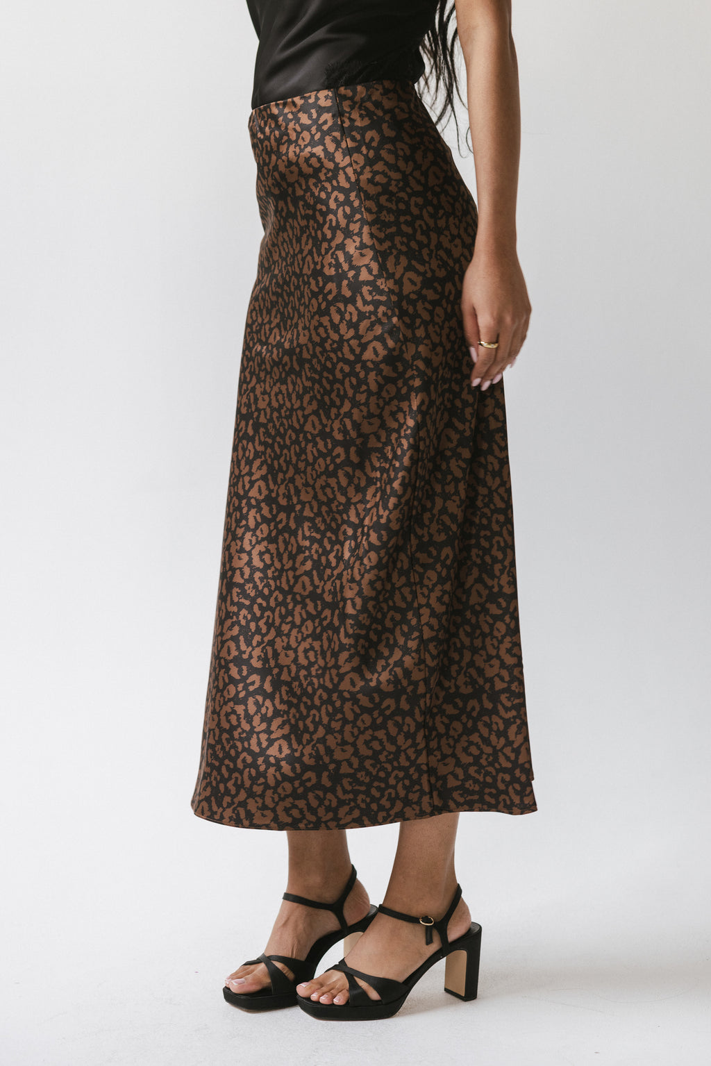Camille Leopard Maxi Skirt