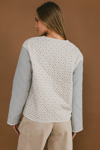 Lucas Quilted Jacket in Forest