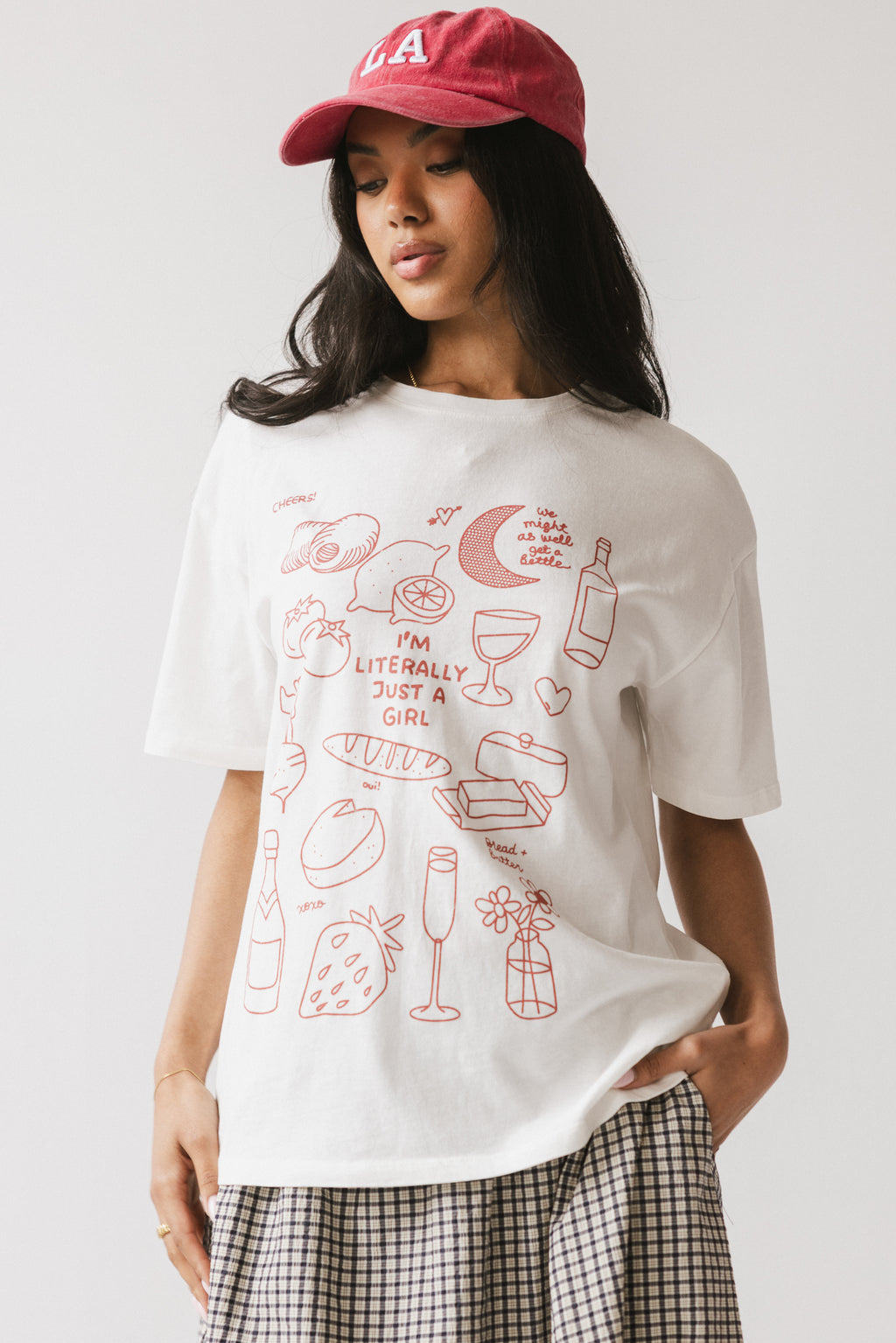 Just A Girl Graphic Tee - FINAL SALE