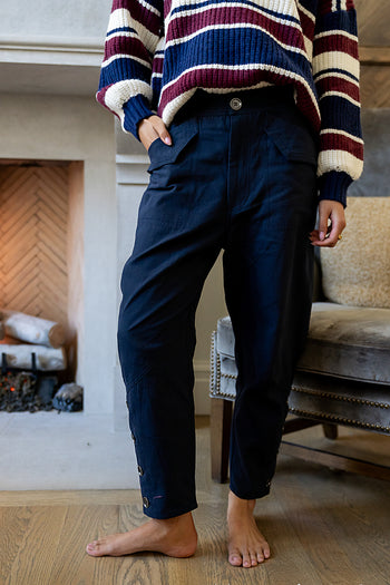 Lennie Cropped Barrel Pants