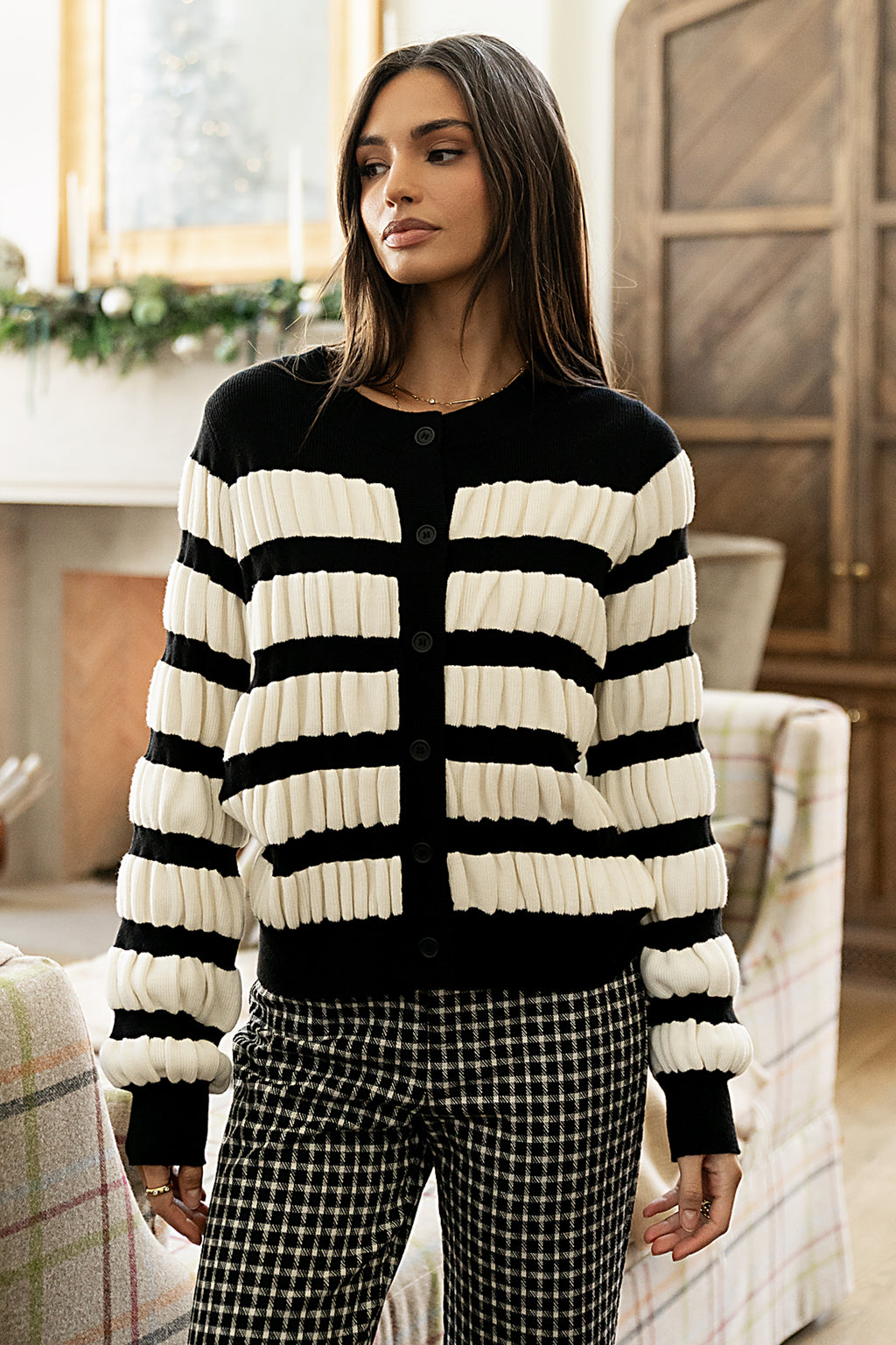 Sariana Contrast Sweater - FINAL SALE
