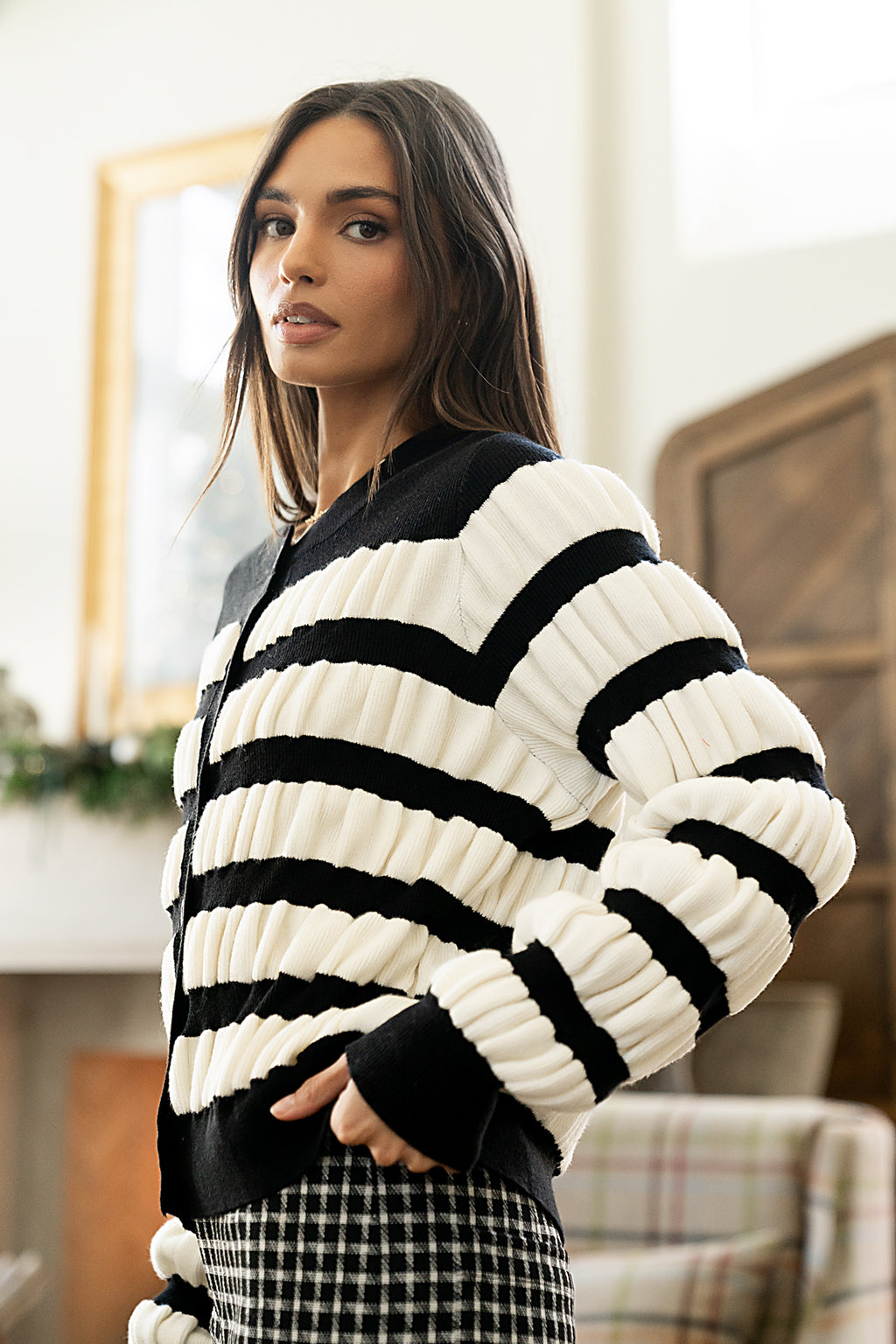 Sariana Contrast Sweater - FINAL SALE