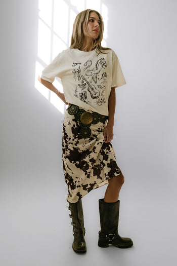 Western Oversized Graphic Tee - FINAL SALE