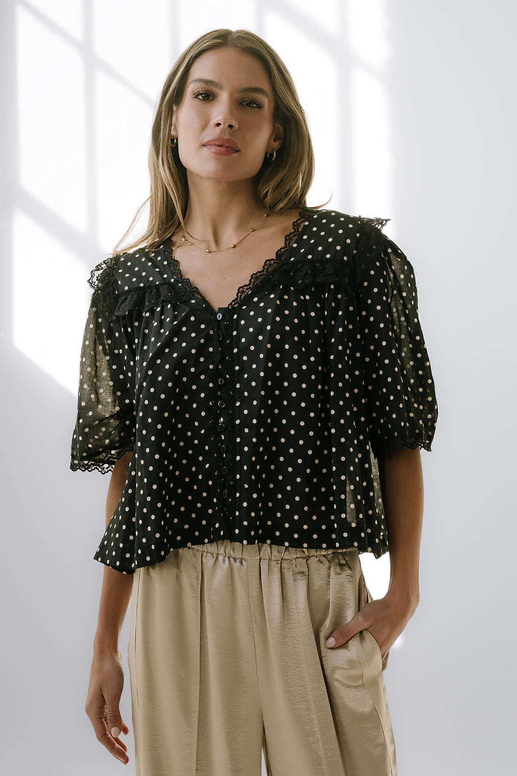 Blair Polka Dot Blouse