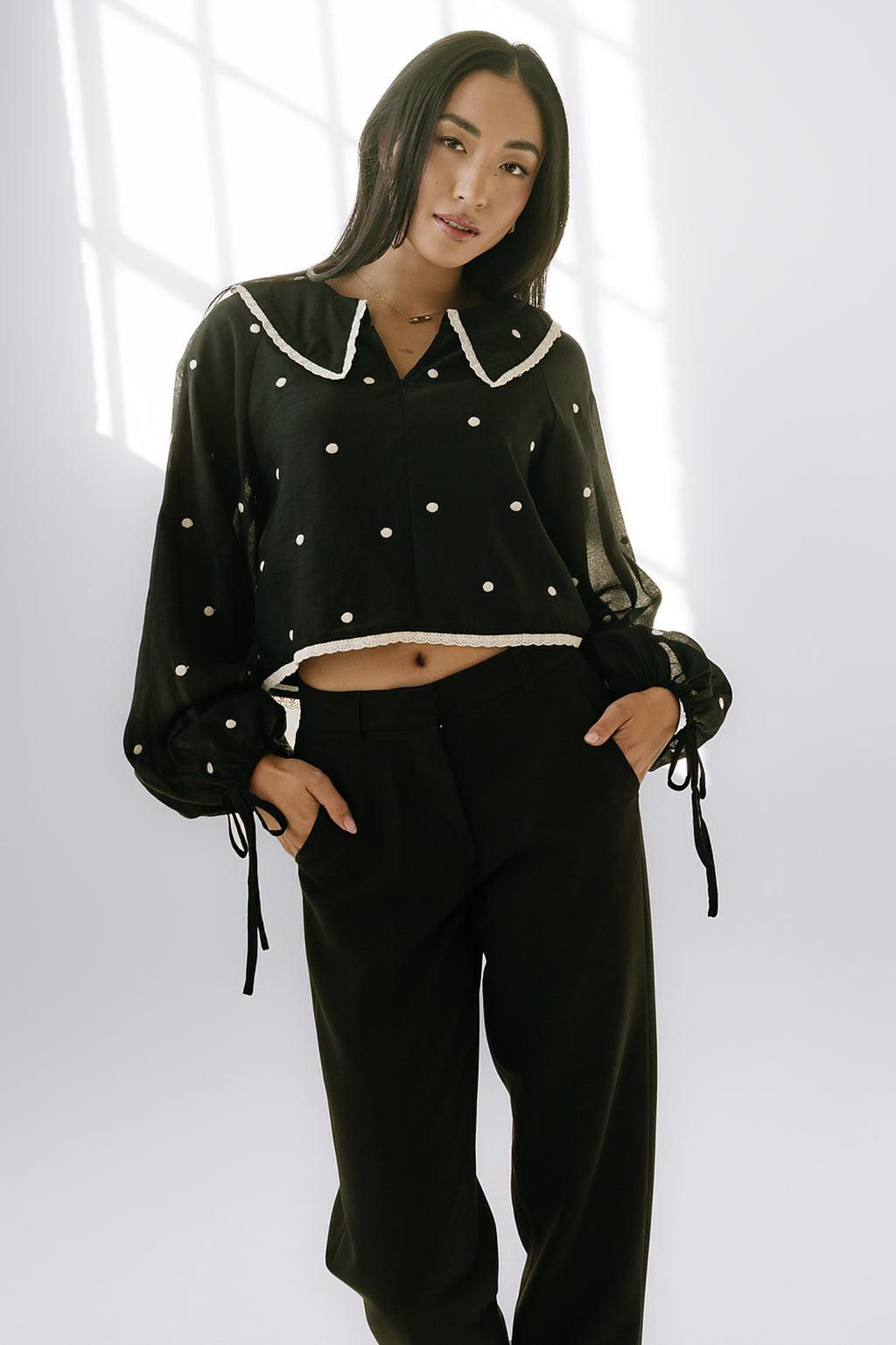 Yara Polka Dot Blouse