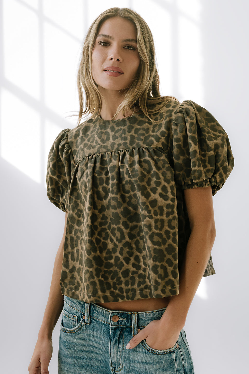 Trixie Leopard Blouse