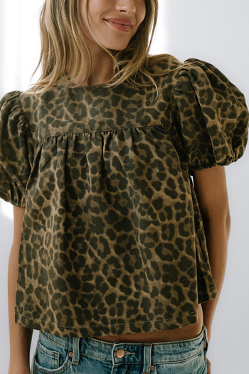 Trixie Leopard Blouse