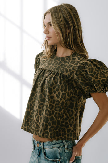 Trixie Leopard Blouse