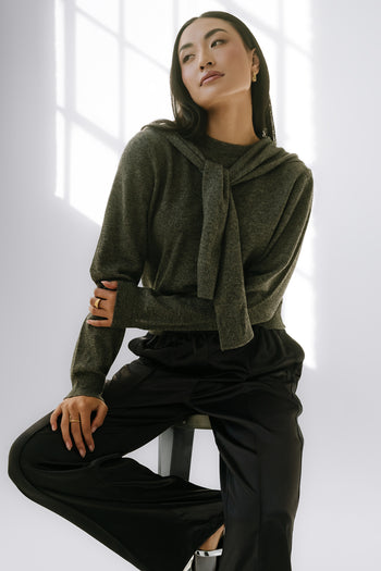 Raegan Tie Sweater - FINAL SALE