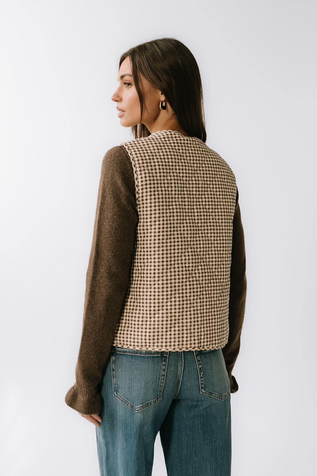 Vanessa Gingham Vest - FINAL SALE