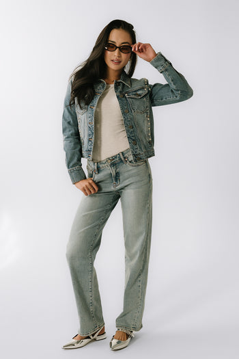 Majorca Studded Denim Jacket