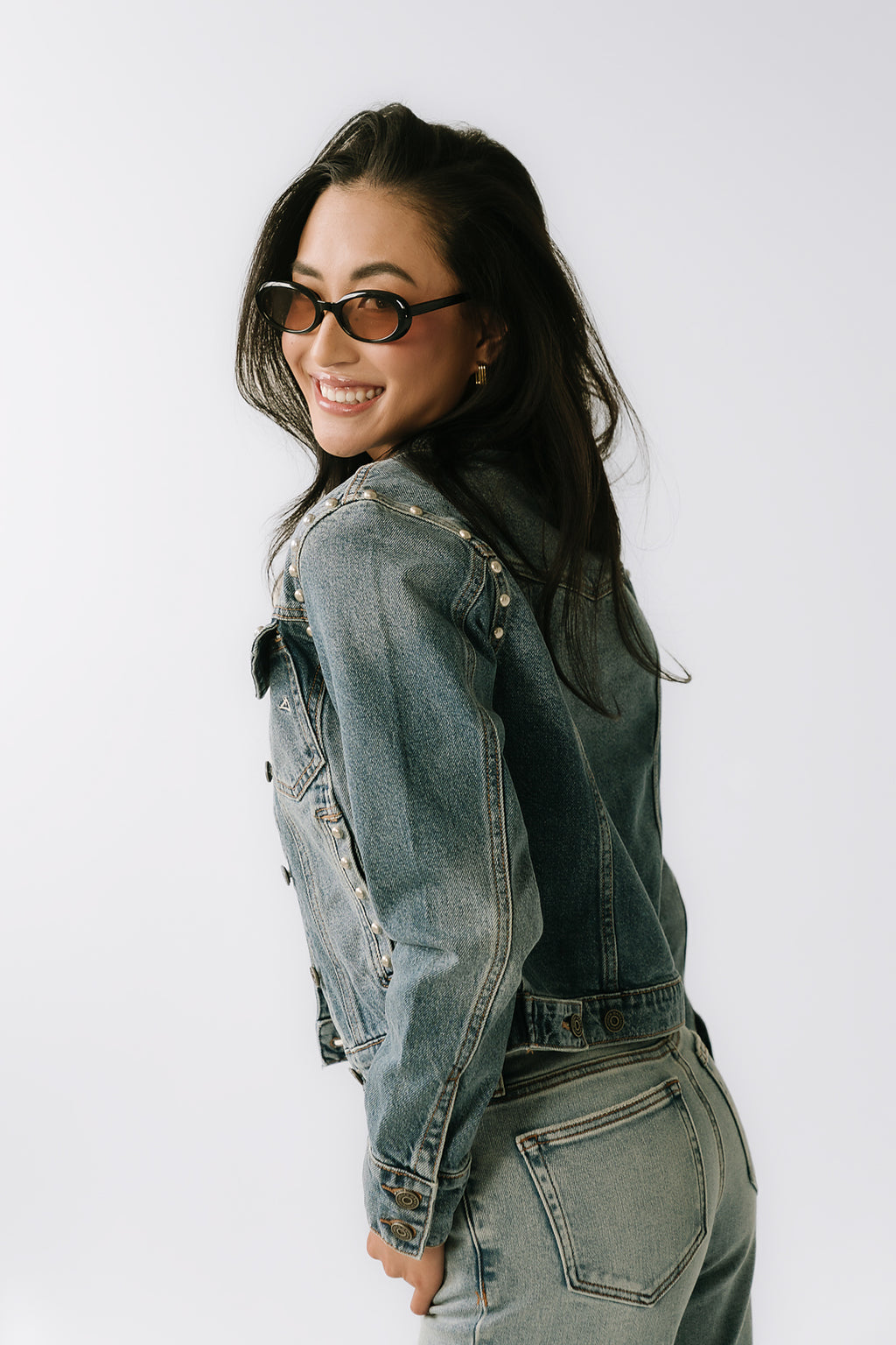 Majorca Studded Denim Jacket
