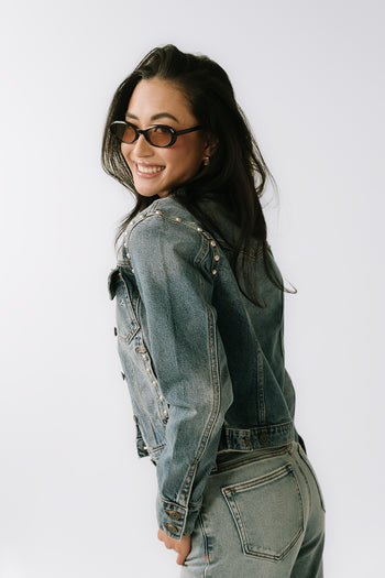 Majorca Studded Denim Jacket